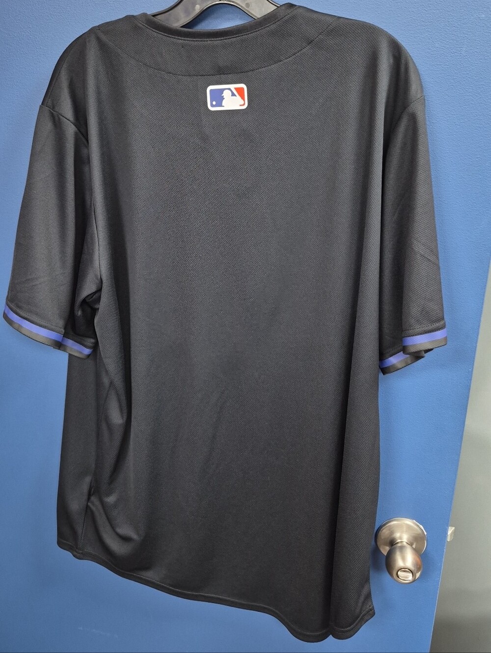 New York Mets Nike  black alternate jersey Size L - Picture 3 of 4